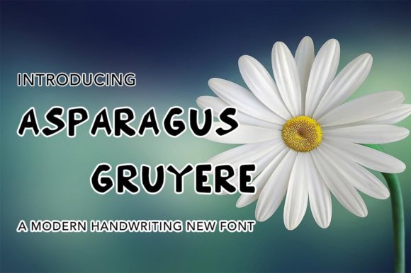 Asparagus Gruyere: A Charming Casual Display Font