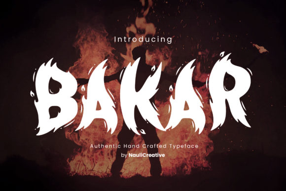 Bakar Display Font for Handmade Creatives