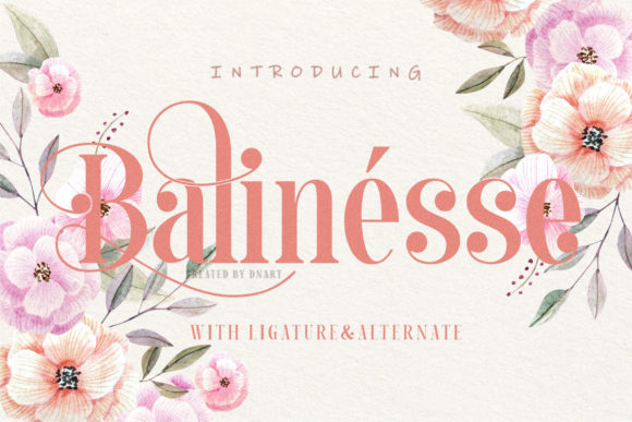 Balinesse: The Elegant Bold Display Font for Branding