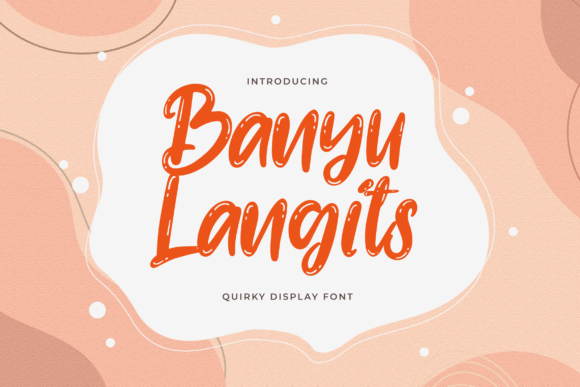 Banyu Langits: A Quirky Display Font for Editorial Charm