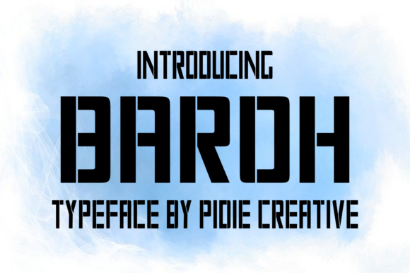 Baroh Display Font: Bold and Chunky Type for Maker Projects