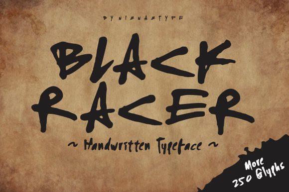 Black Racer: A Quirky Display Font for Bold Branding Projects