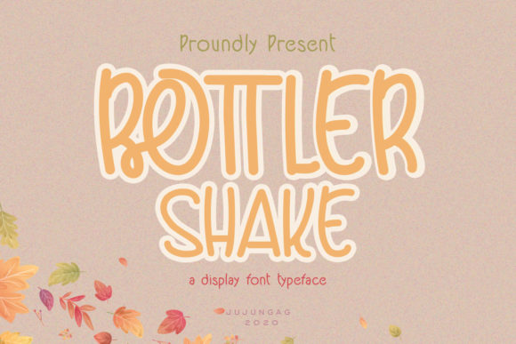 Bottler Shake Font: A Joyful Display Typeface for Makers