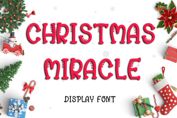 Christmas Miracle Font: A Quirky Display Typeface