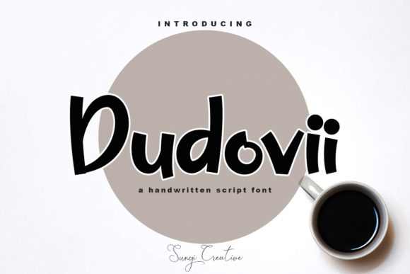 Dudovii Display Font for Fun and Authentic Branding
