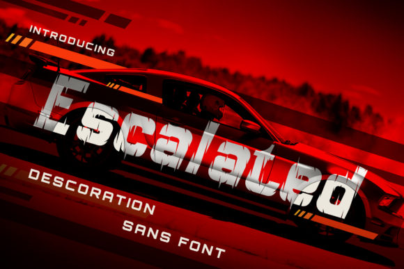 Escalated Racing Font for Bold Business Branding