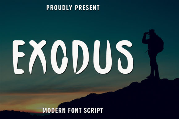 Exodus Display Font: Quirky Typography for Creative Makers