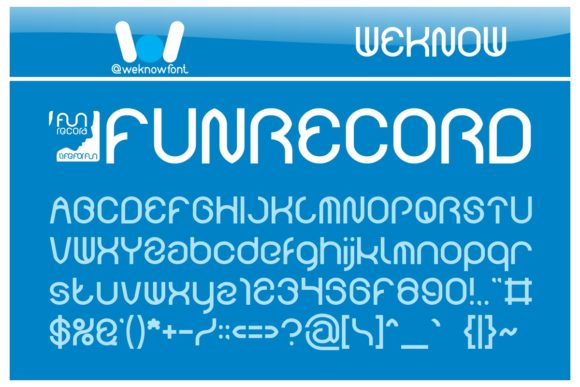 Funrecord Display Font for Small Business Branding