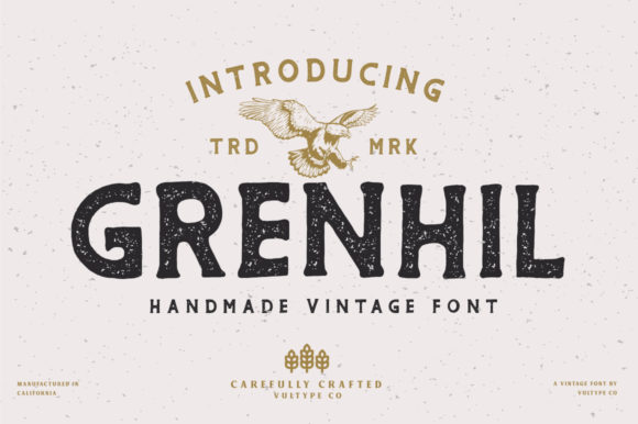 Grenhil Bold Display Font for Digital Creatives