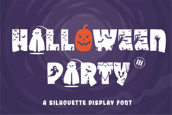 Halloween Party Display Font for Spooky Creative Layouts
