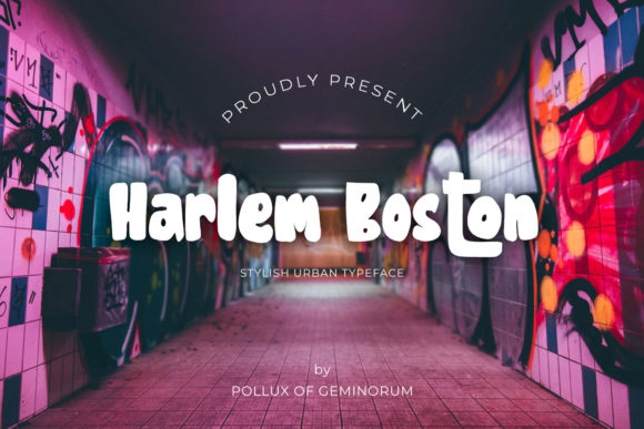 Harlem Boston Display Font for Campaign Designers