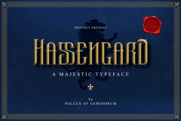 Hassengard: An Elegant Display Font for Standout Campaign Visuals