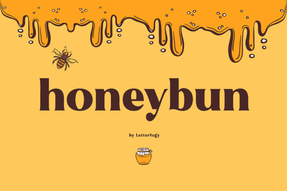 Honeybun: The Sweet Display Font for Editorial Design