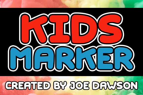 Kids Marker: A Joyful Display Font for Campaign Graphics