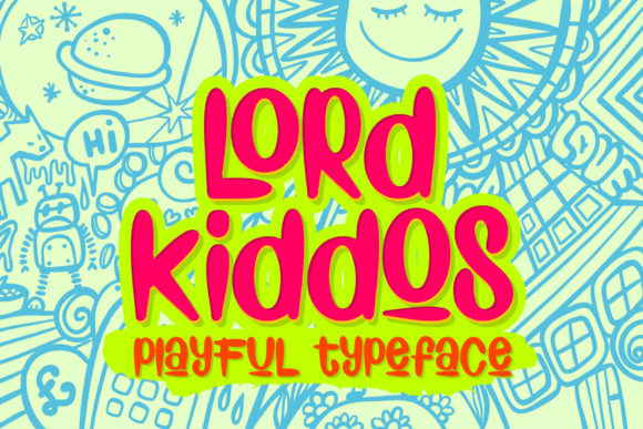 Lord Kiddos Display Font for Joyful Handmade Designs