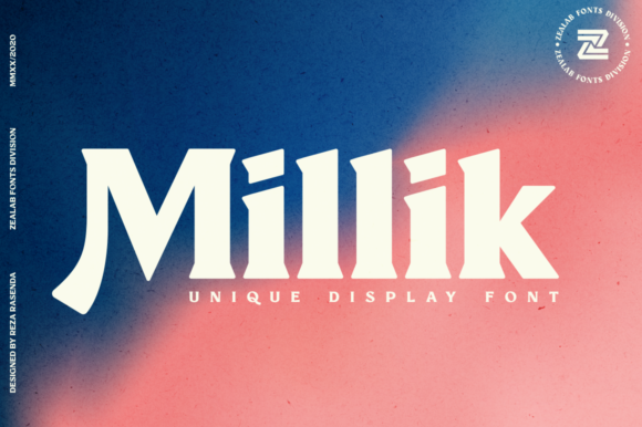 Millik: The Bold Chunky Display Font for Digital Creators
