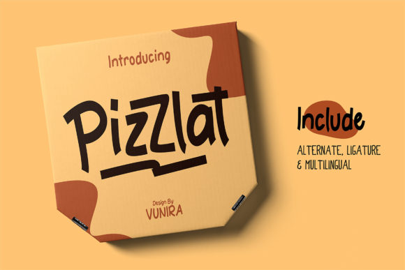 Pizzlat Display Font for Clean, Standout Web Typography