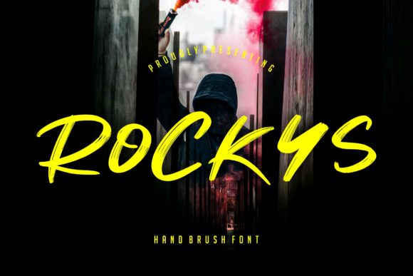 Rockys Font: A Bold Brush Display for Unforgettable Editorials