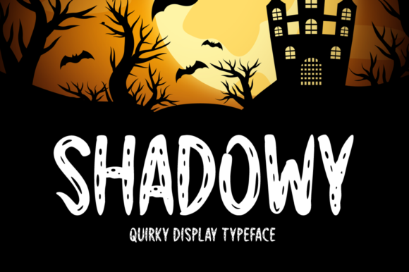 Shadowy Font Review: A Quirky Display Typeface for Publishing