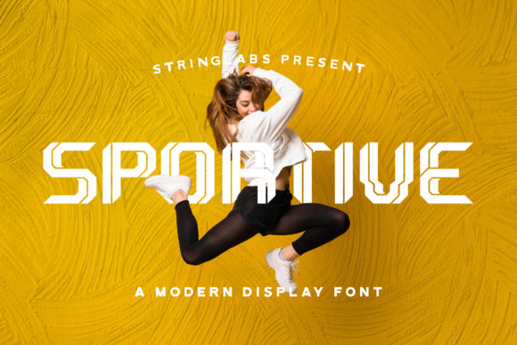 Sportive: A Playful Display Font for Modern Branding
