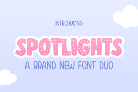 Spotlights: A Simple Neat Display Font for Modern Makers