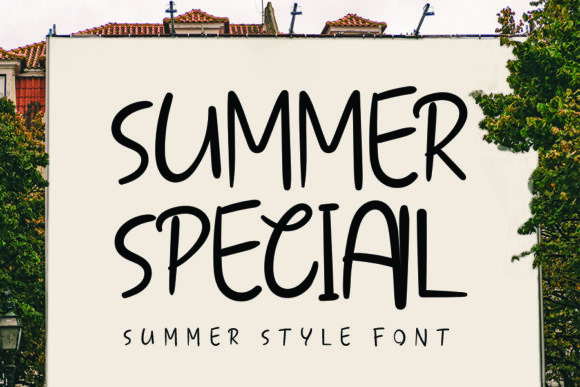 Summer Special: A Relaxed Display Font for Editorial Design