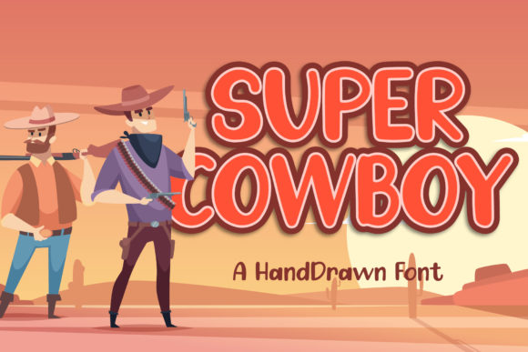 Super Cowboy: A Cute and Fun Display Font Review