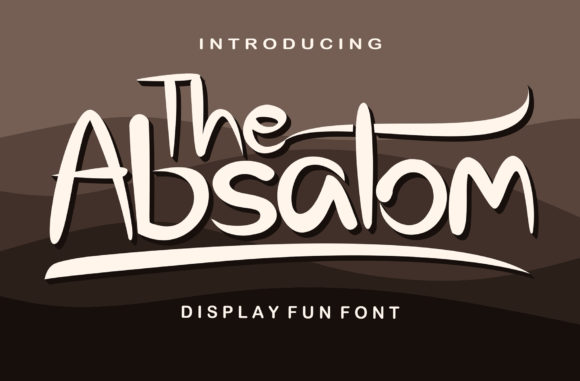 The Absalom Font: A Clean Lettered Display Typeface for Digital Design