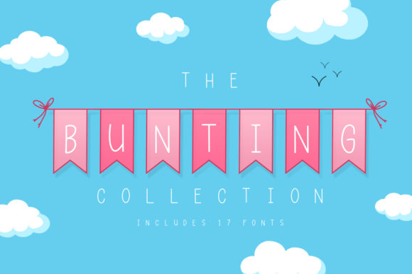 The Bunting Collection: A Versatile Display Font for Small Business Branding