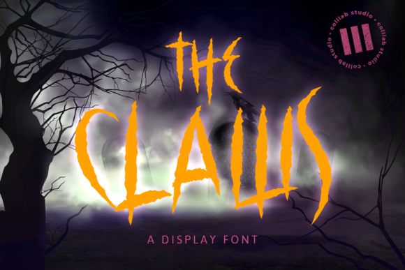The Claws Display Font: Spooky Type for Seasonal Branding