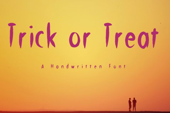 Trick or Treat Display Font for Editorial Design