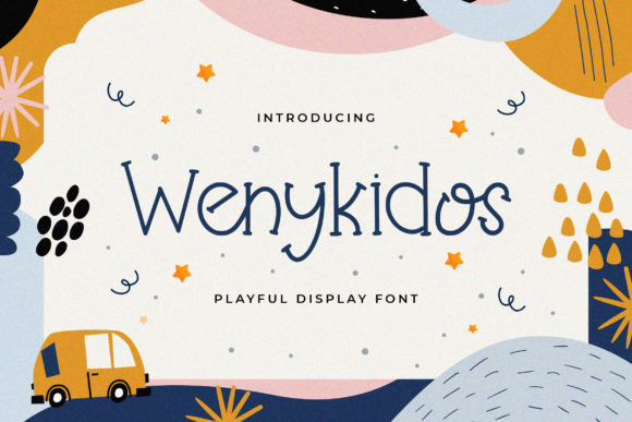 Wenykidos – The Playful Display Font for Handmade Creations