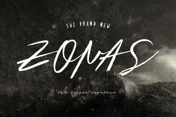 Zonas Trio Display Font for Small Business Branding